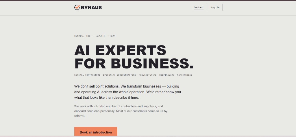 Bynaus — Construction Operations Platform